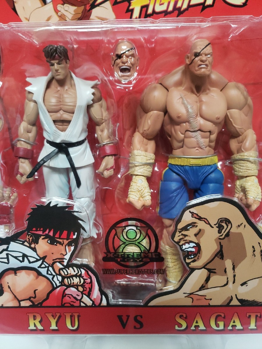 Street Fighter Ryu Vs Sagat Action figures X-Treme Toys Exclusive