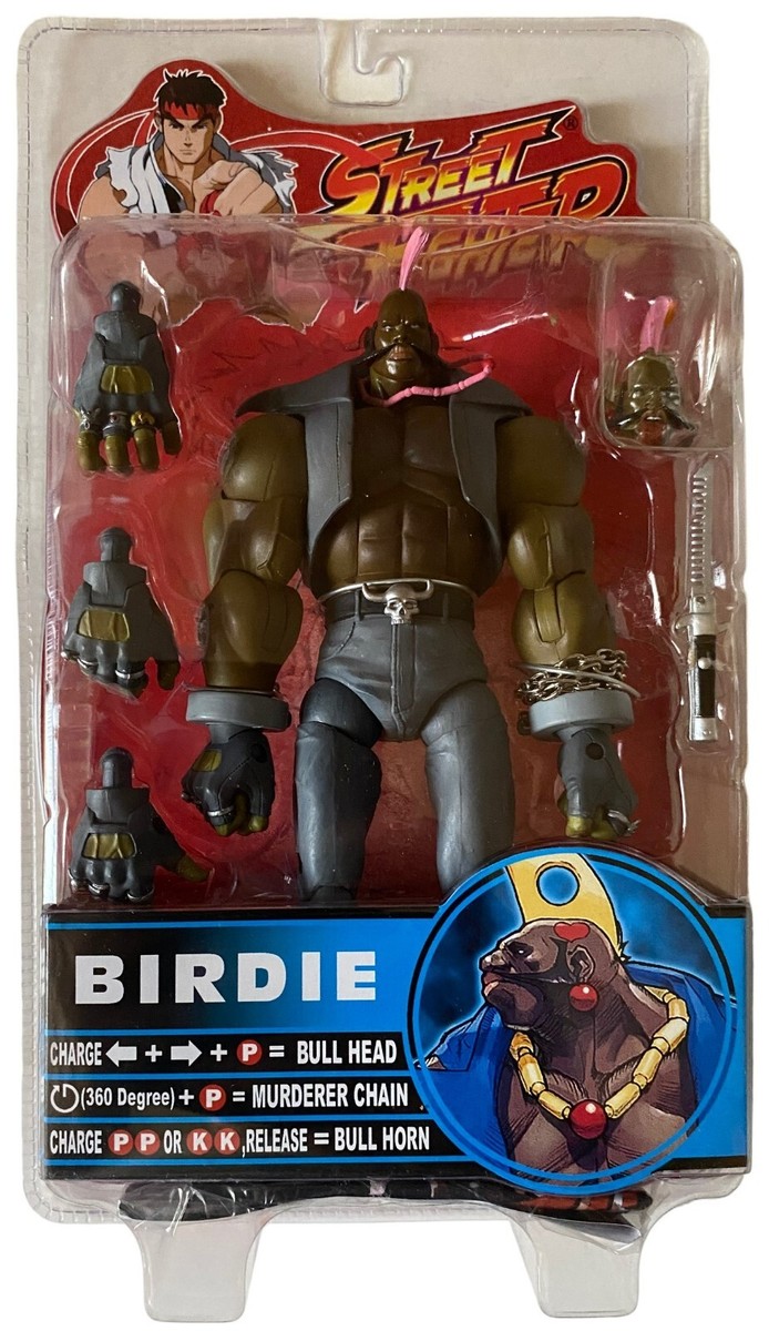SOTA Toy Street Fighter Round 4 Birdie Gray Outfit/Pink Mohawk