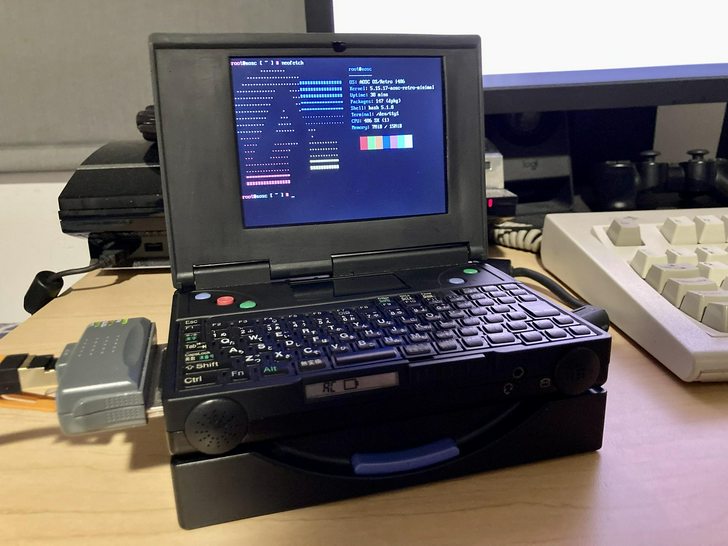 junk IBM palmtop PC110 ウルトラマンPC ポトリ付き 2 junk IBM