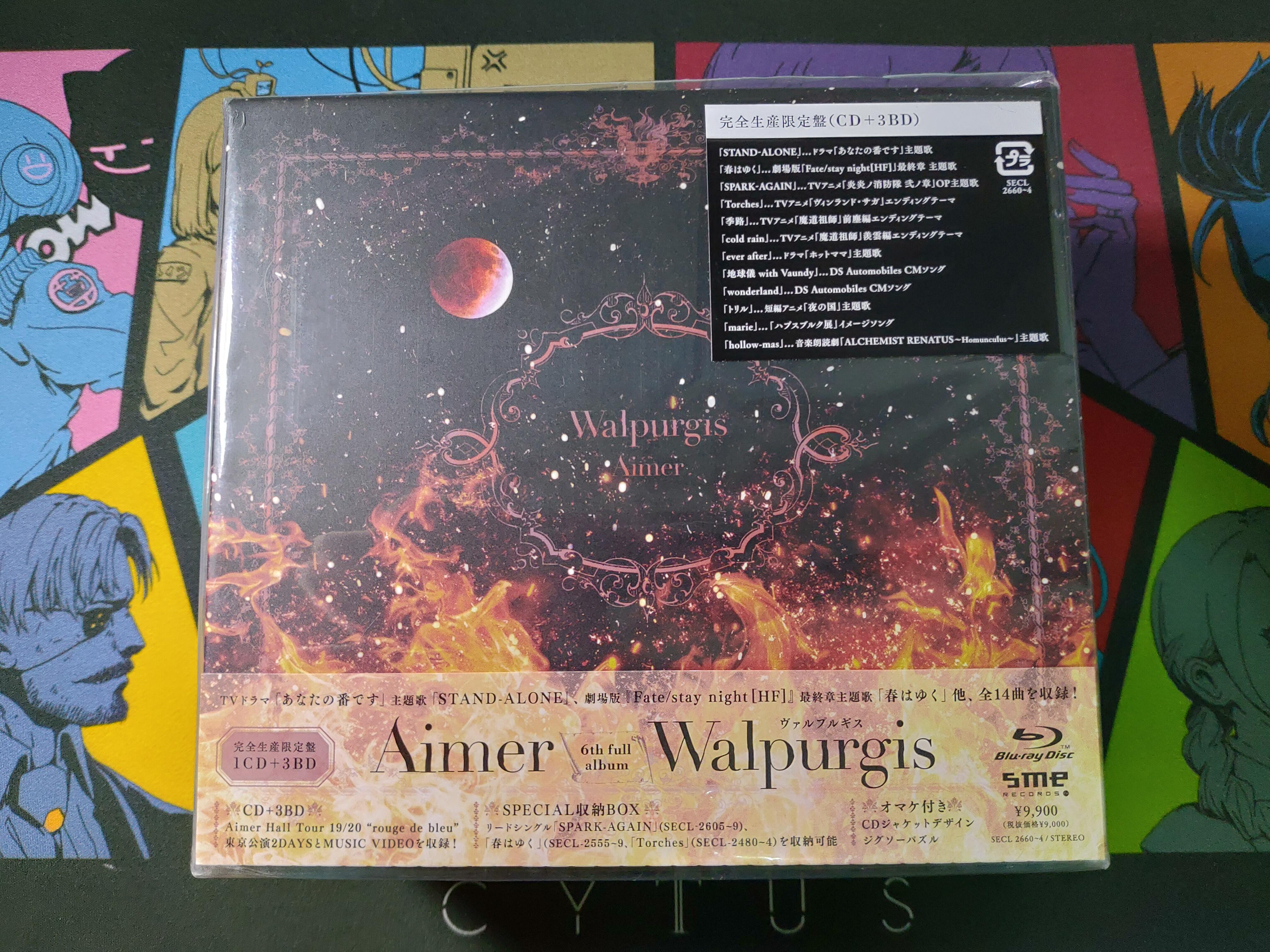 Aimer「Walpurgis」日版完全生產限定盤開箱- a36416676的創作- 巴哈姆特