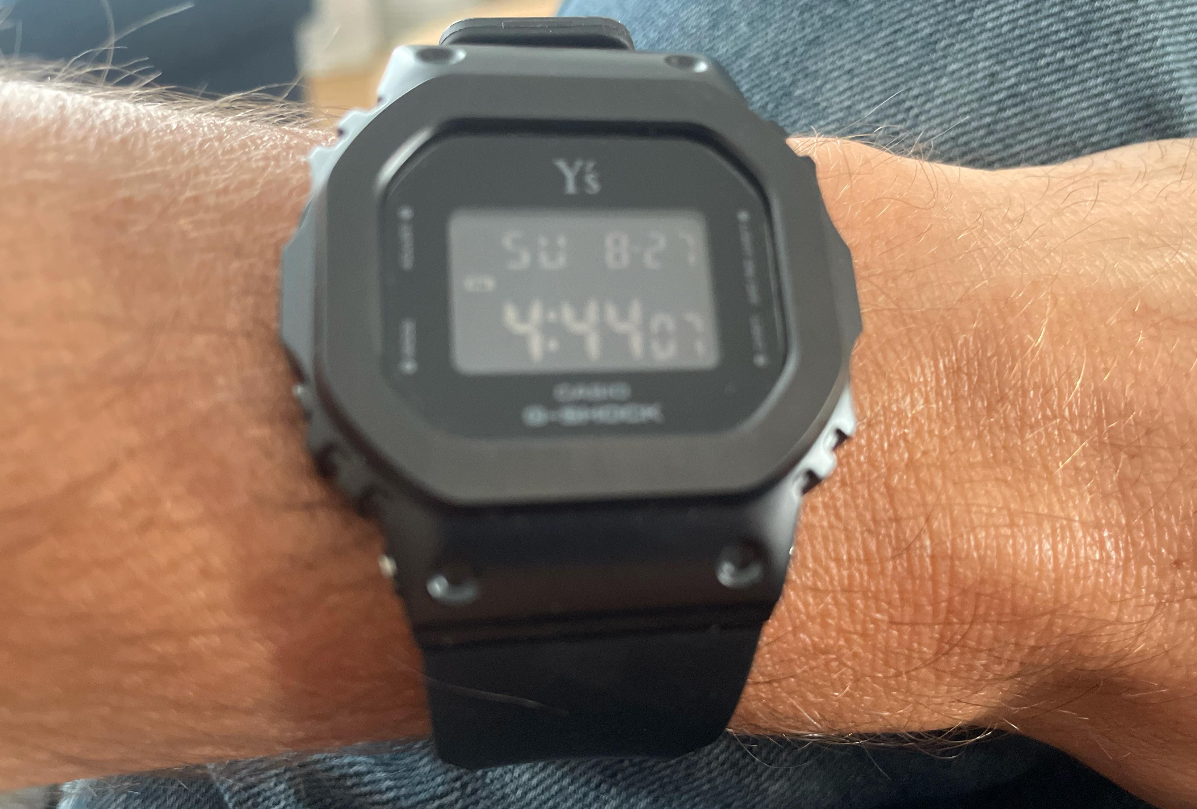 G-SHOCK x Y's (ヨウジヤマモト) GM-S5600YS-1 : r/gshock