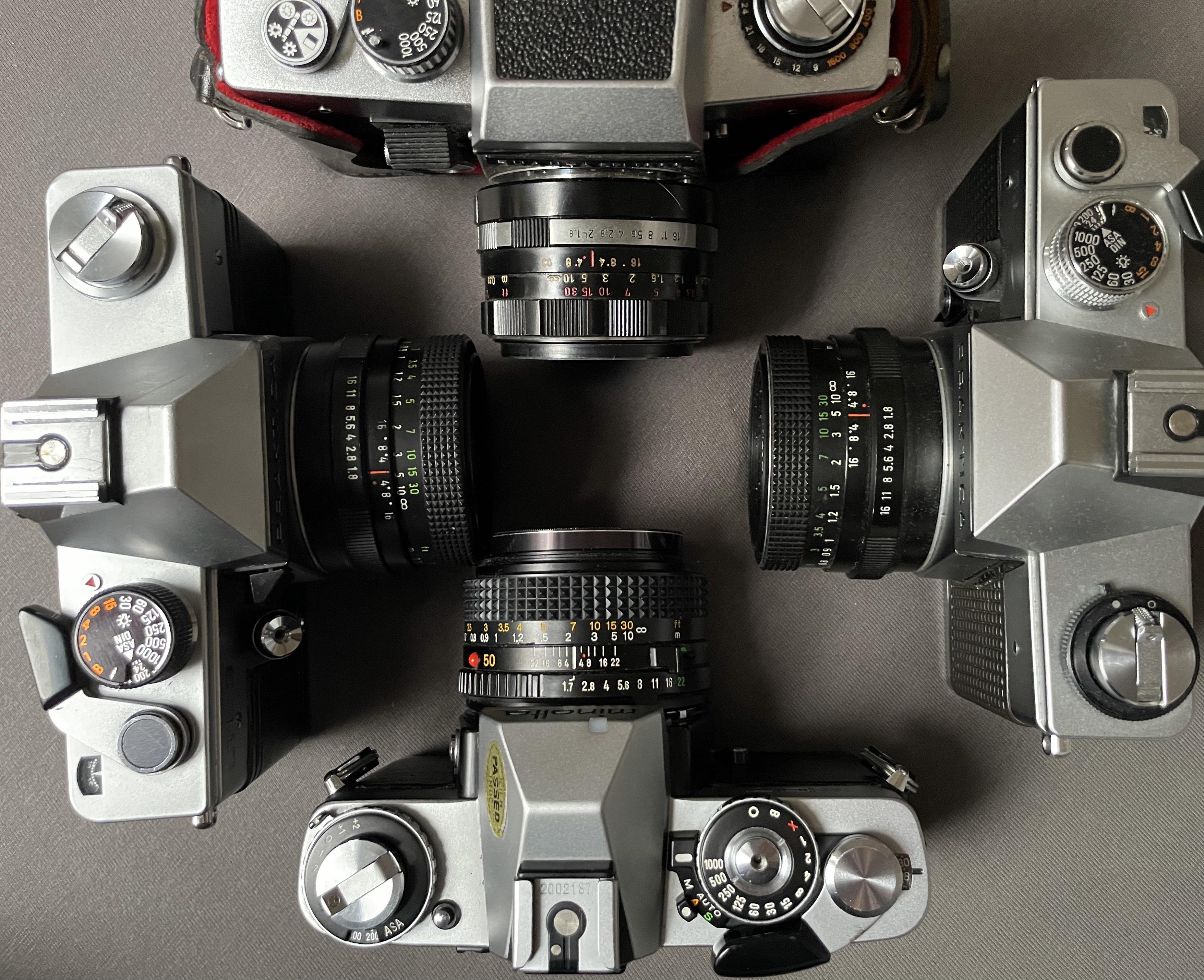 My Minolta XD7 is great at everything except focusing (like me