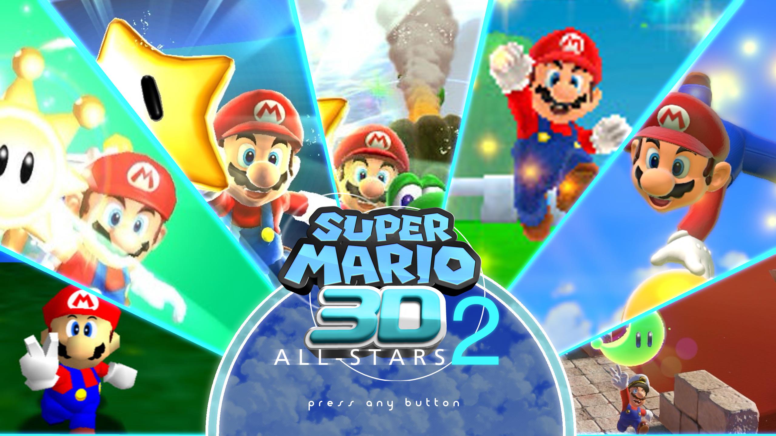 スーパーマリオ 3Dコレクション 2 (2025) タイトル画面コンセプト : r