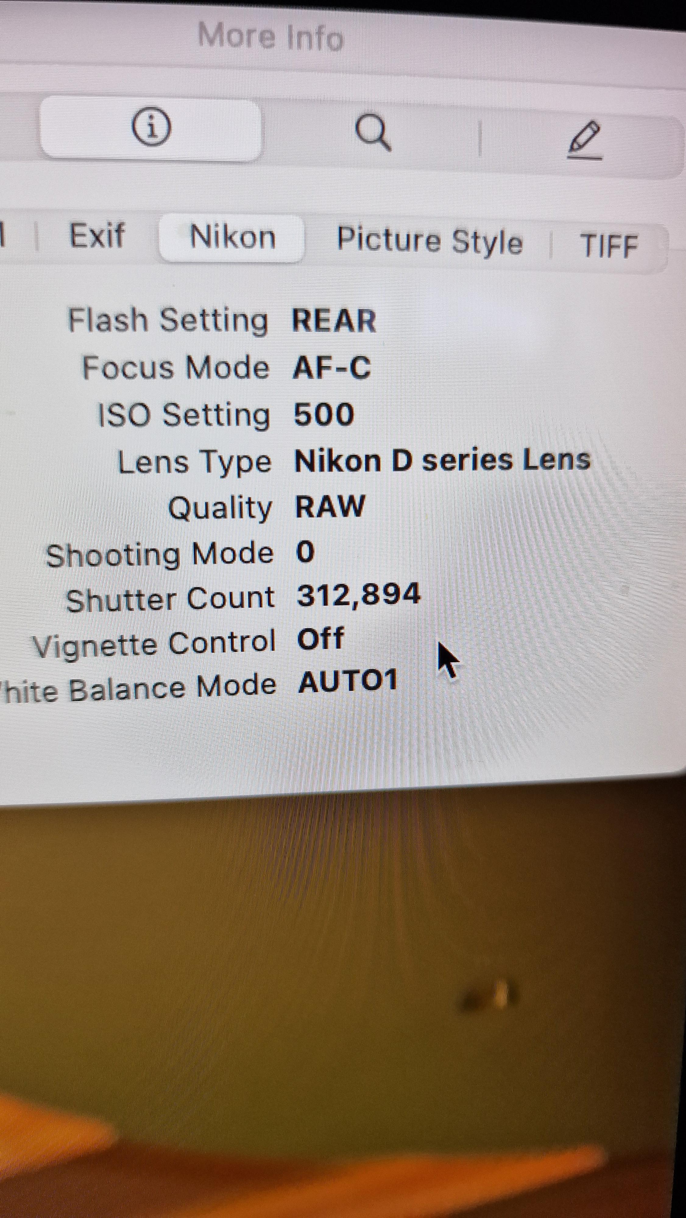 うちのニコンD750、シャッター回数が31万2千回超えたよ : r/Nikon
