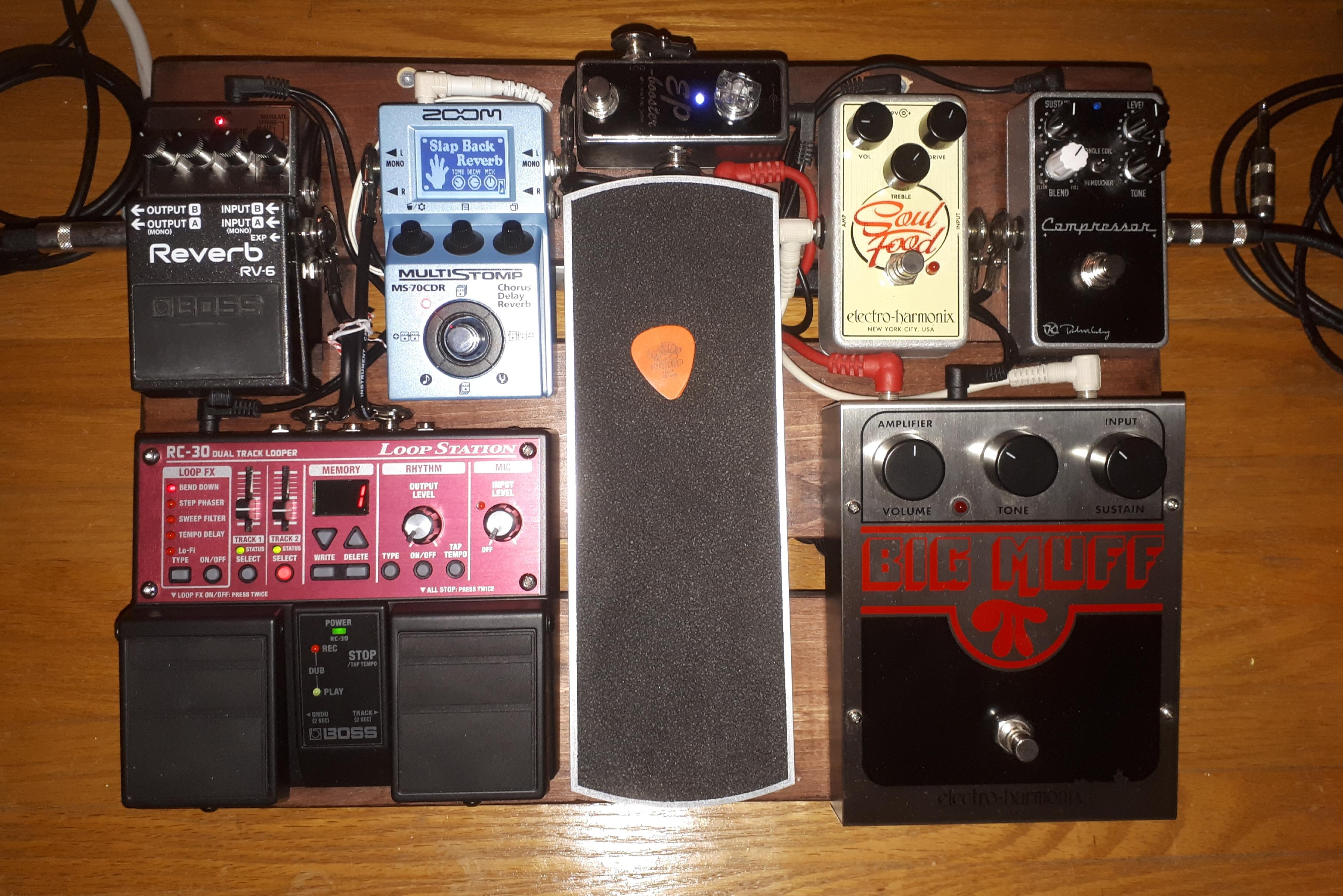 NPD Boss Rc30 and showing off my DIY board for the first time here