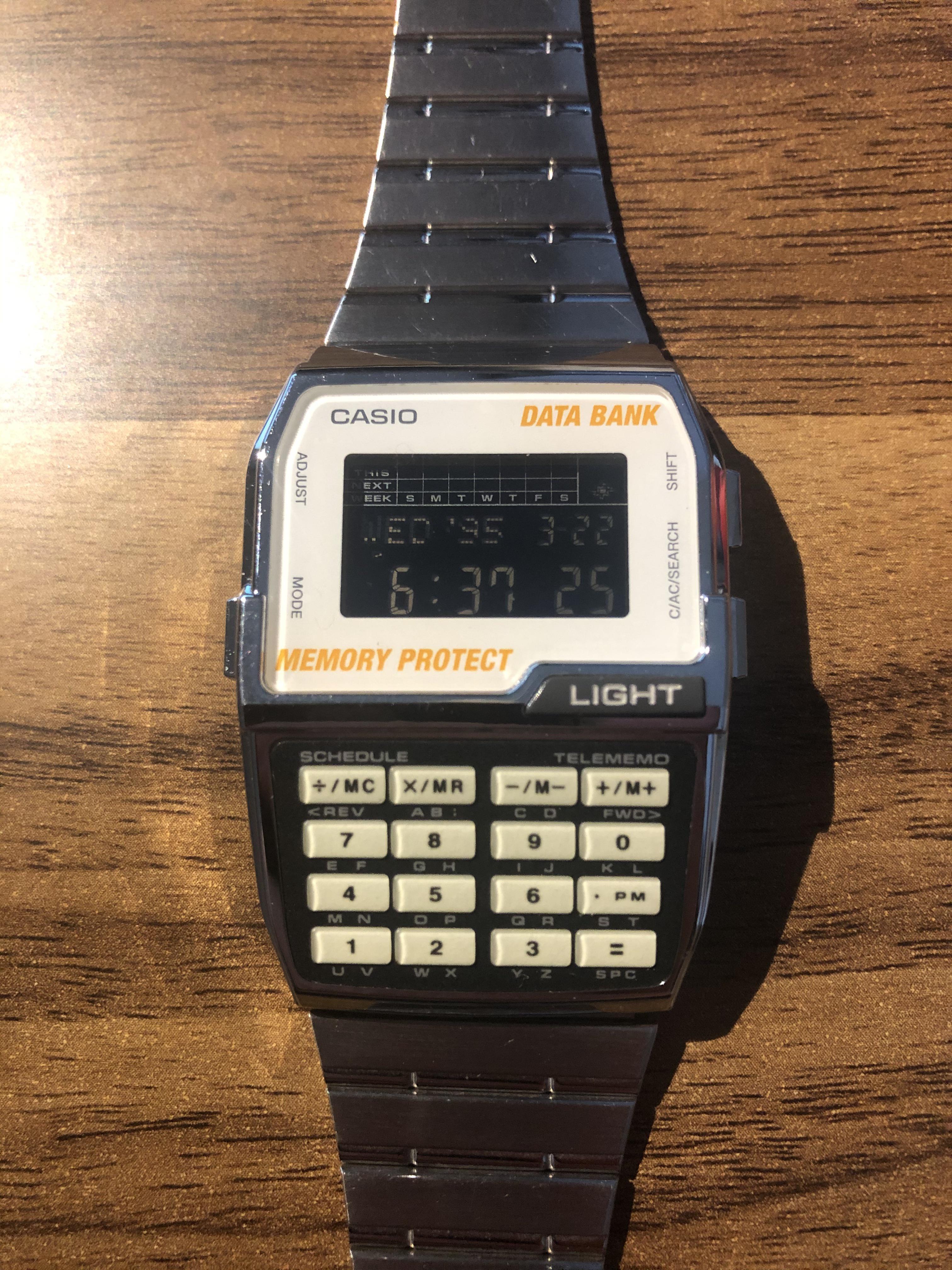 My new watch - Databank DBC-1500 : r/casio