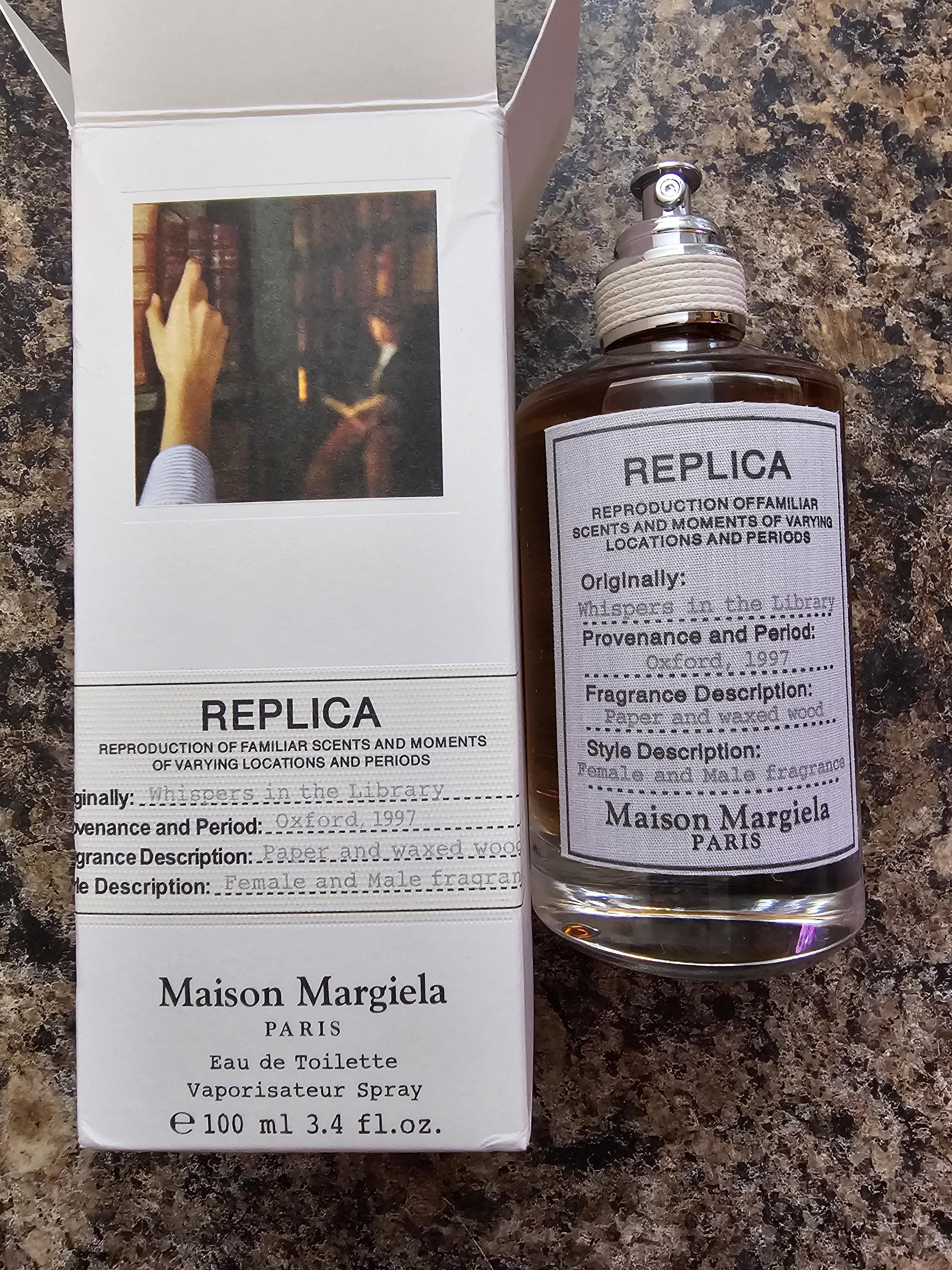 My Partner Got me a 100ml bottle of Whispers in the Library for