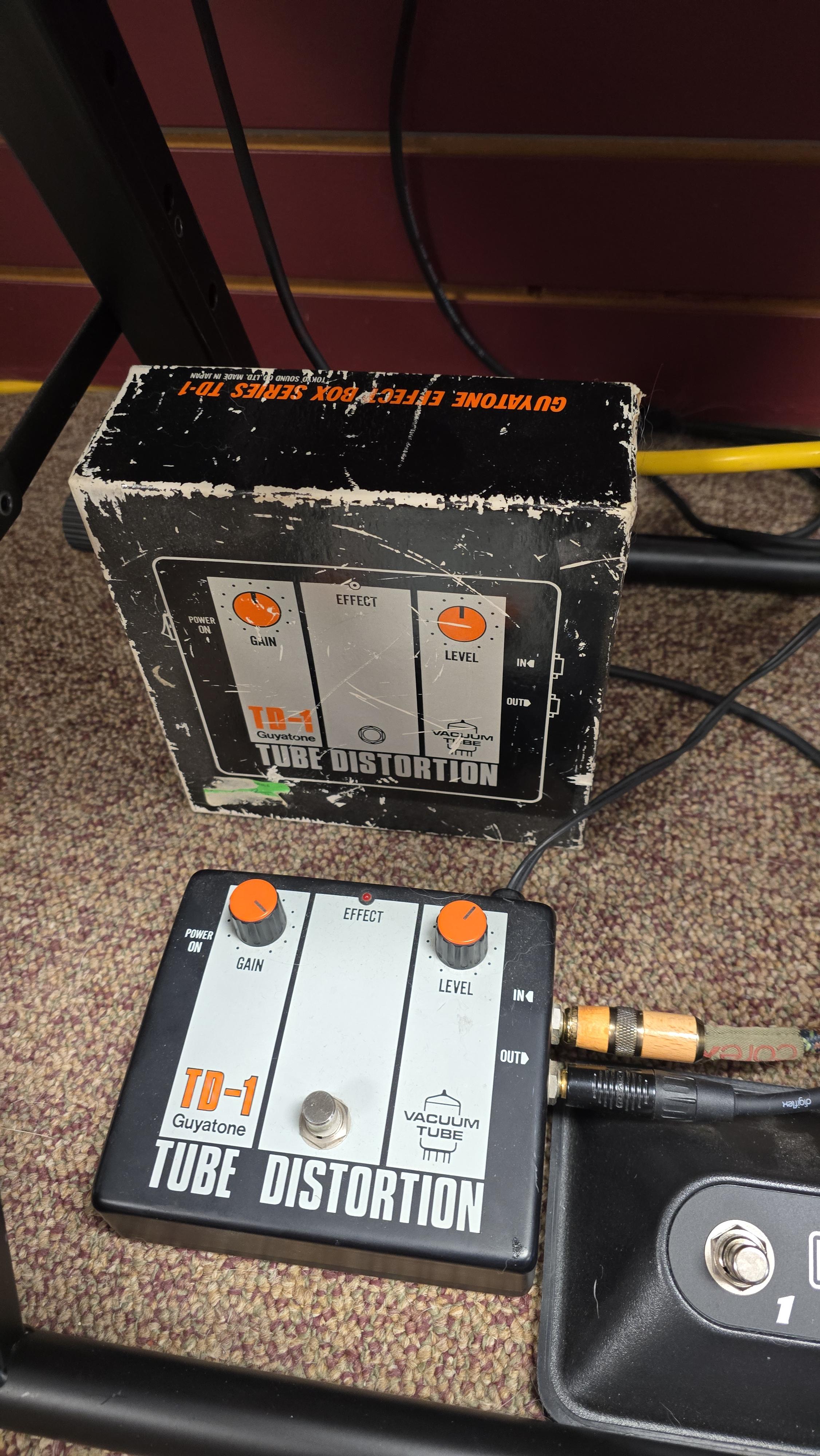1980s Japanese Guyatone TD1 Tube distortion pedal is Devine