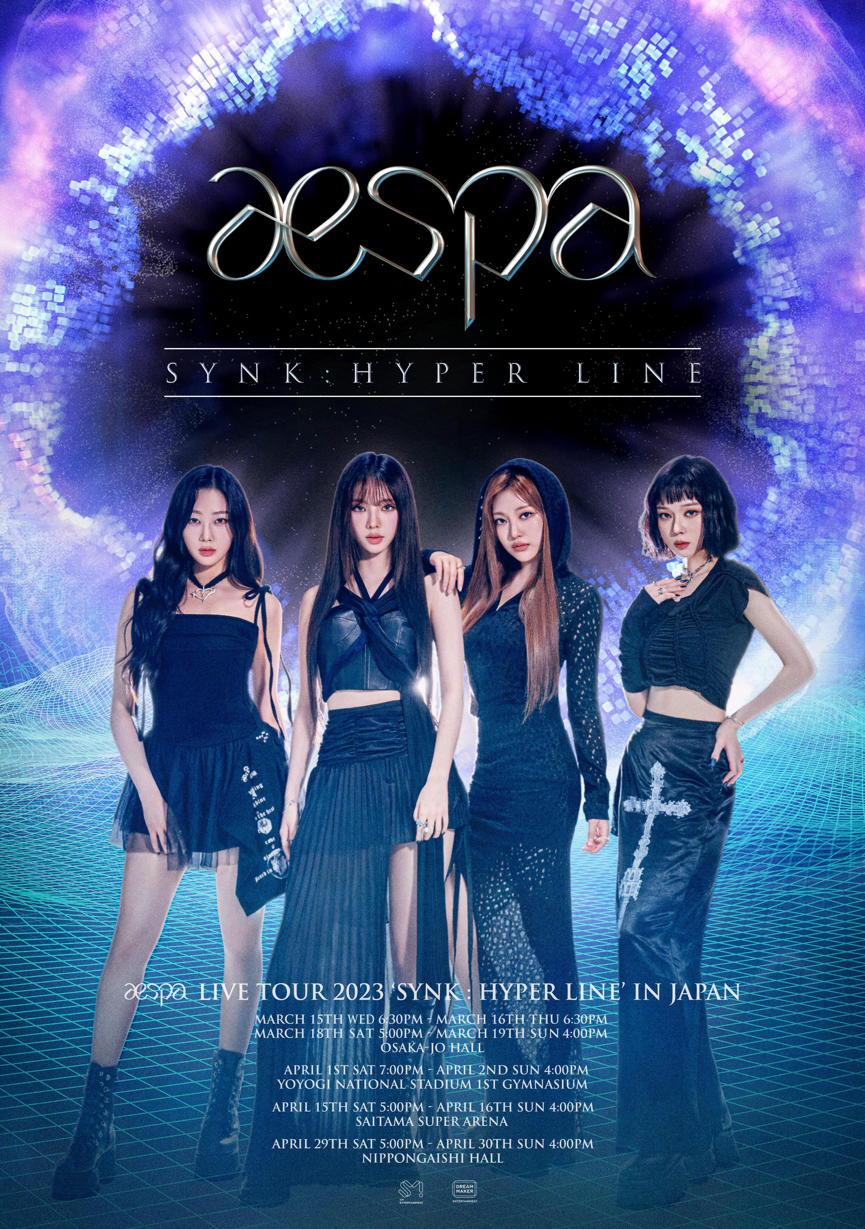 aespa - 2023 Live Tour 'Synk: Hyper Line' in Japan (Schedule