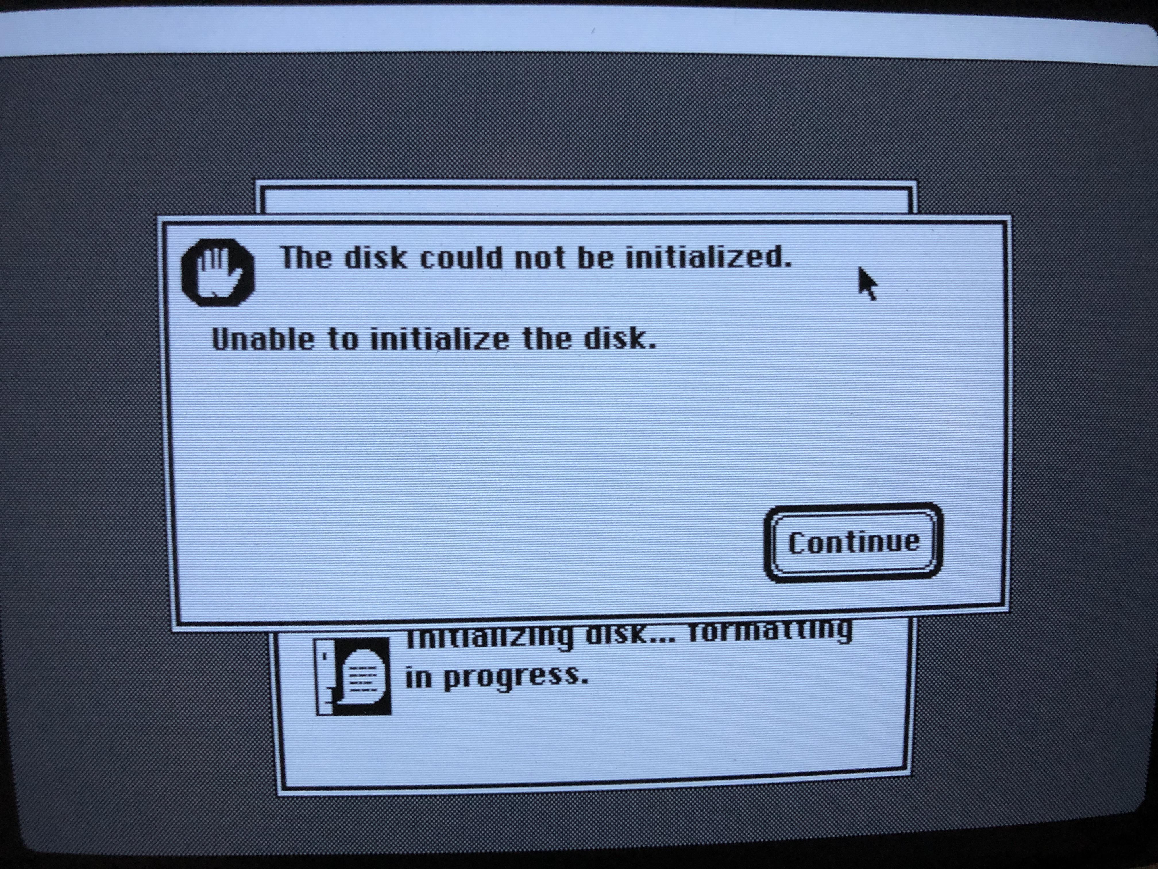 I wanted to install System 7 on Macintosh Classic using rom boot