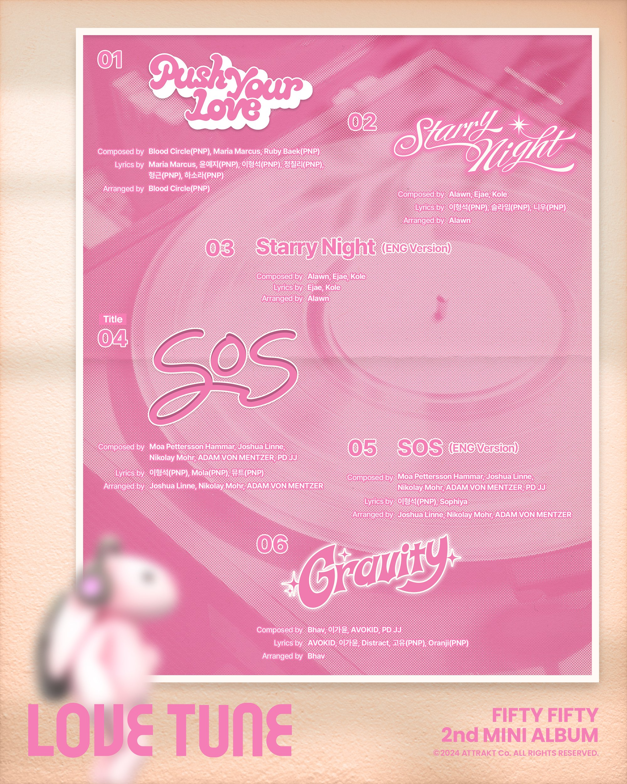 FIFTY FIFTY - The 2nd Mini Album: LOVE TUNE (Tracklist) : r/kpop