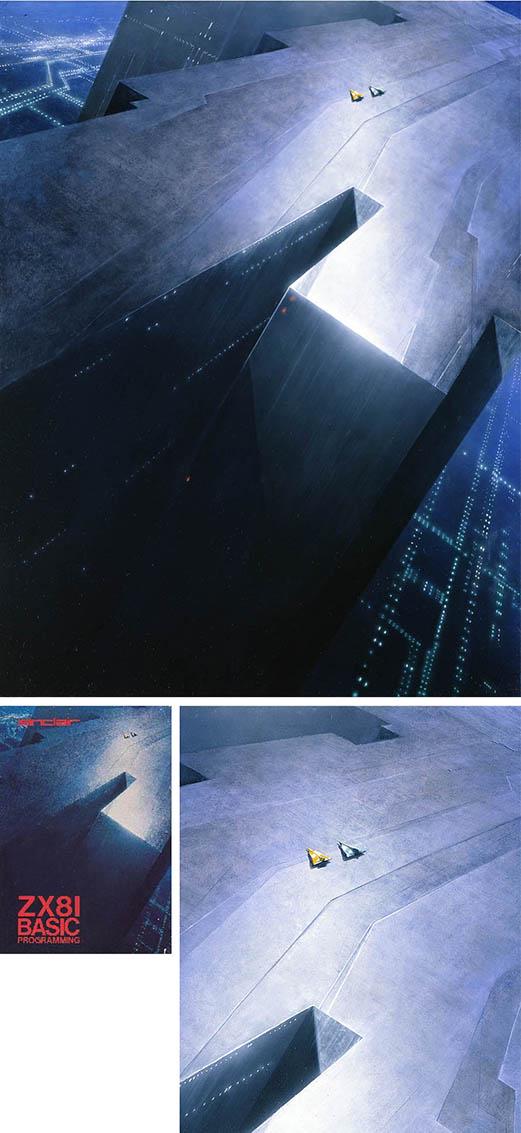 A slice of my childhood - ZX81 BASIC Manual Artwork (John Harris