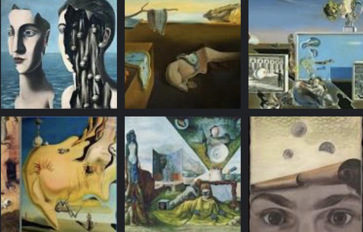 質問：シュールレアリスムのアーティスト（ダリ、フリーダ・カーロ