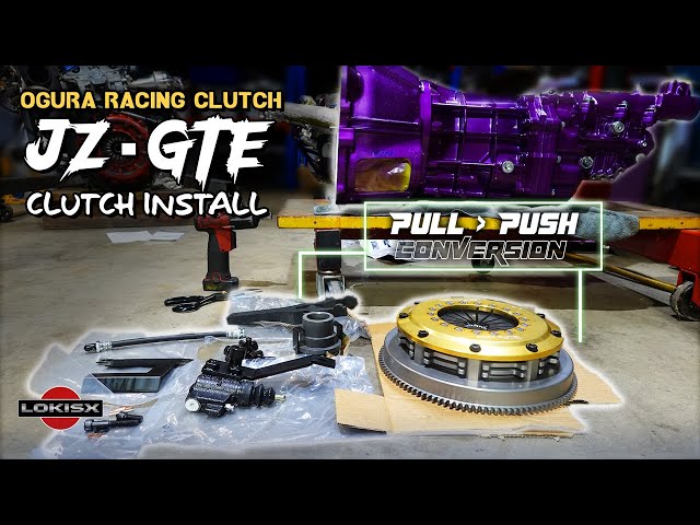1JZ-GTE R154 ORC Twin Plate Clutch Install - YouTube