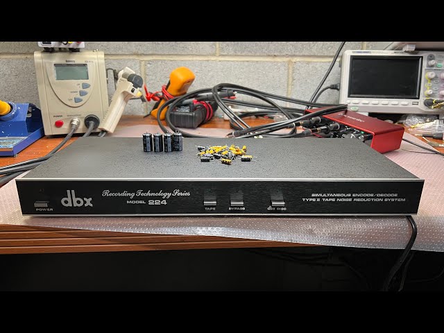 Vintage Gem Revived: DBX 224 Restoration with Nichicon Fine Gold
