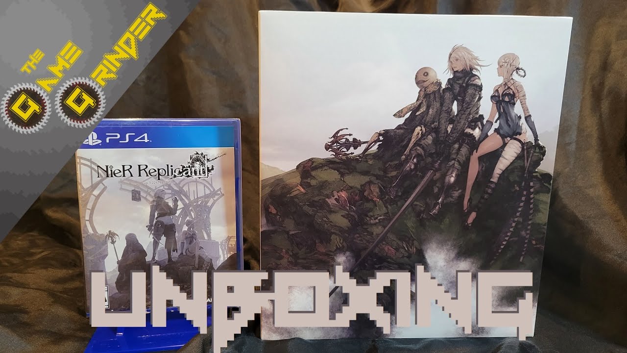Nier Replicant White Snow Edition Unboxing | The Game Grinder