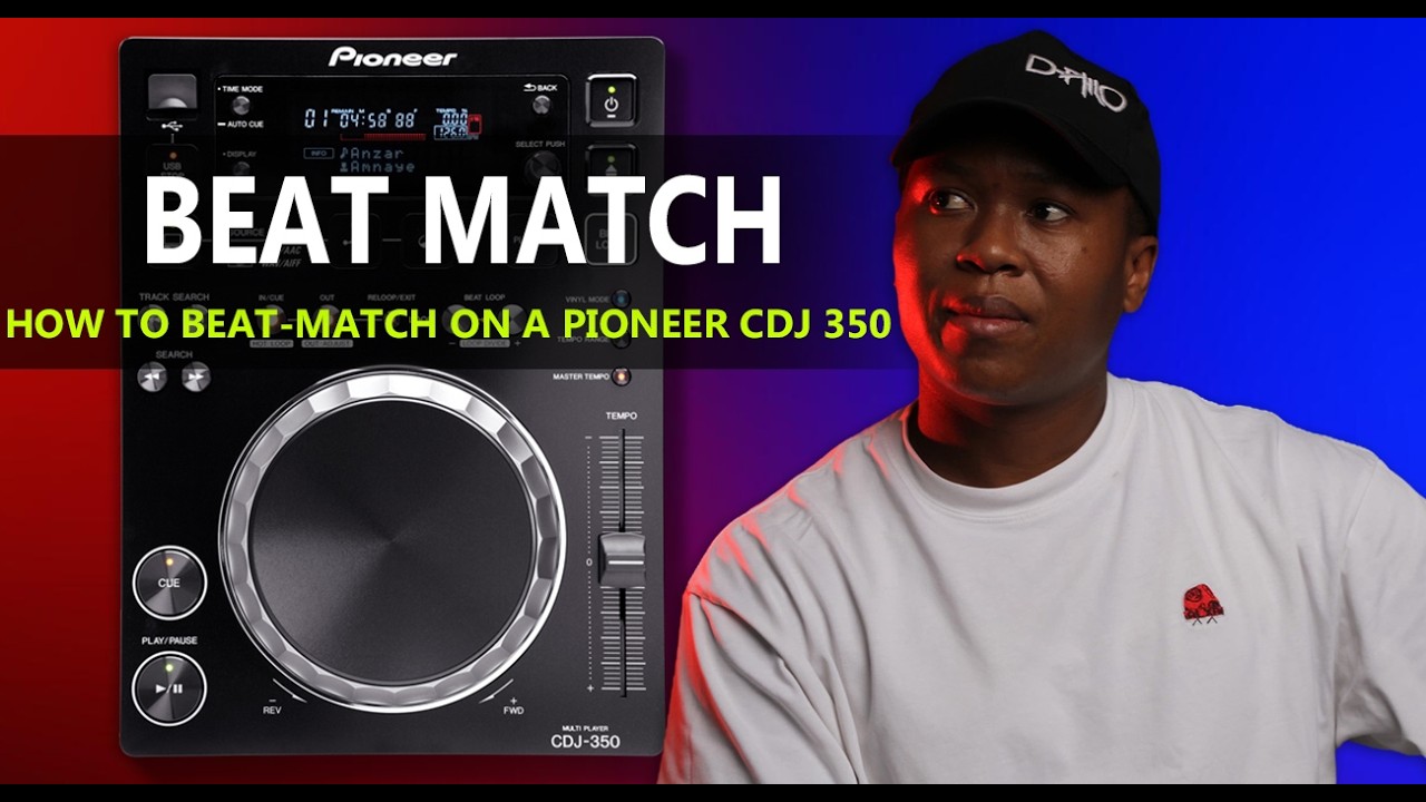 How to Beatmatch on a Pioneer CDJ 350 - YouTube