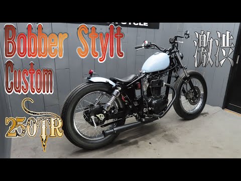 Fully customized bobber style! A cool 250TR! Introducing the