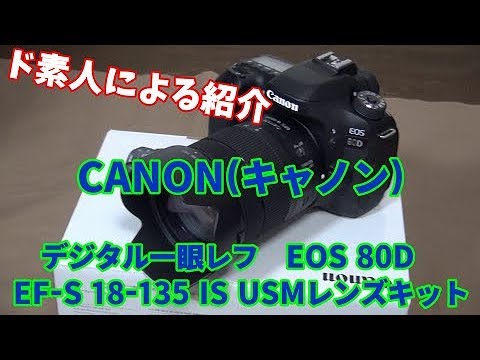 初心者がデジタル一眼レフカメラ！『CANON(キャノン) EOS 80D EF-S 18