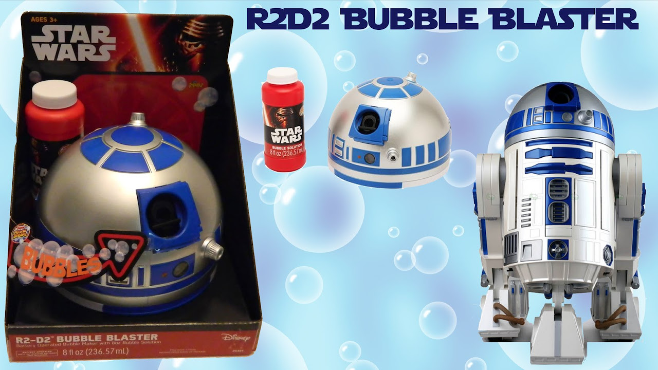 Star Wars R2D2 Bubble Maker - YouTube