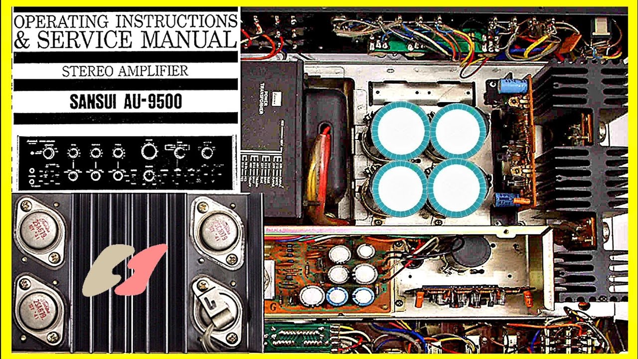 Sansui AU-9500 good amplifier stereo review PCB Board Schematic