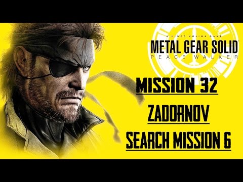 MGS: Peace Walker - #32 Zadornov Search Mission 6 - 0 Alerts - No
