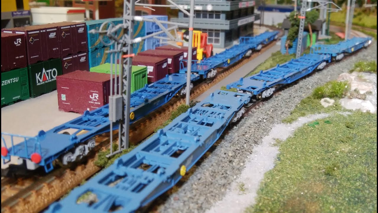 Nゲージ】コキ104形紹介 - YouTube