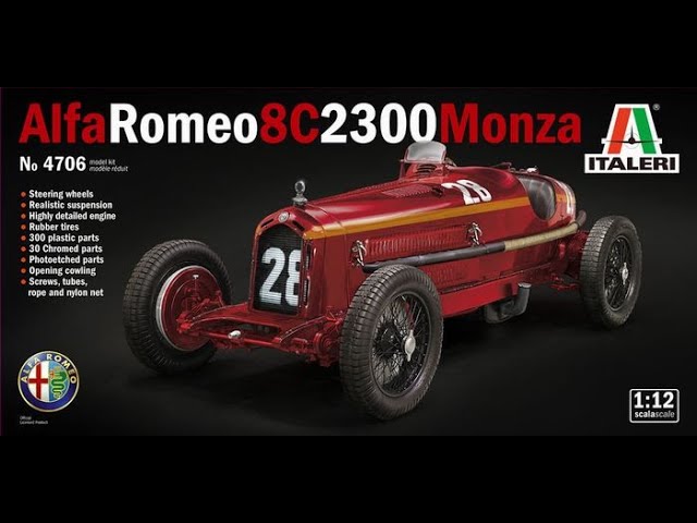 組まずのキットレビュー001 バンダイ 1/12 アルファロメオ グラン