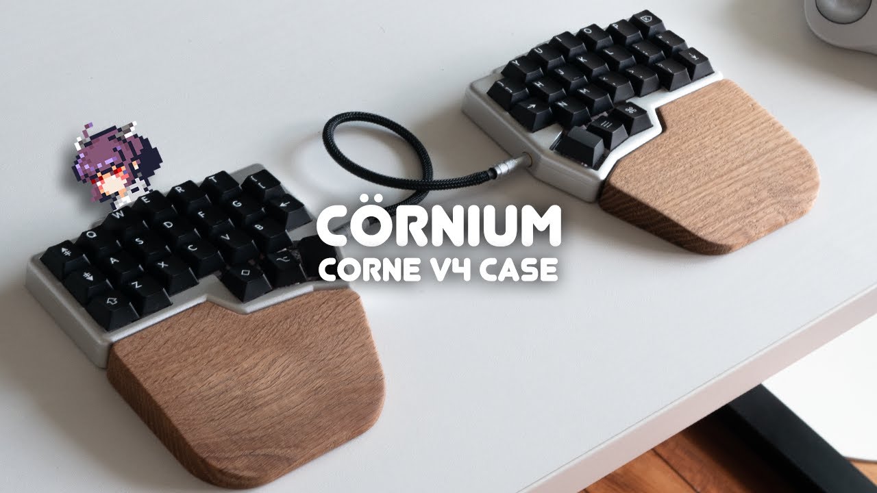 Corne V4 Chocolateを組み立ててみた - YouTube