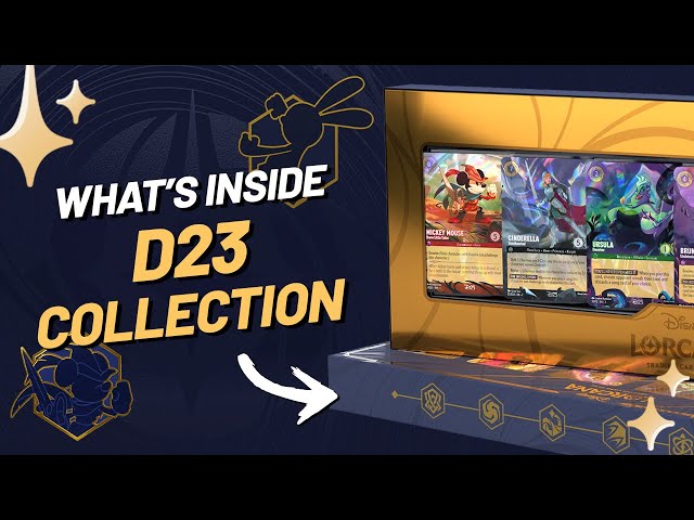 D23 COLLECTION UNBOXING | Disney Lorcana D23 First Look Inside
