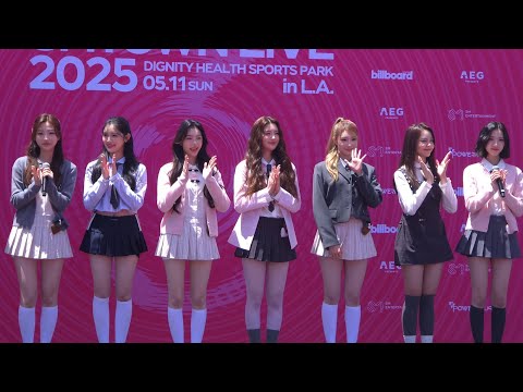 051125 Hearts2Hearts Red Carpet | SMTOWN LIVE 2025 in LA - YouTube