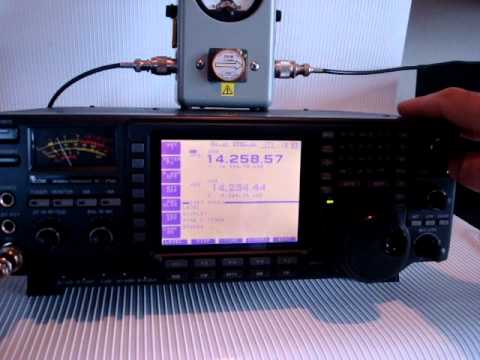 Icom IC-756 demonstration - YouTube