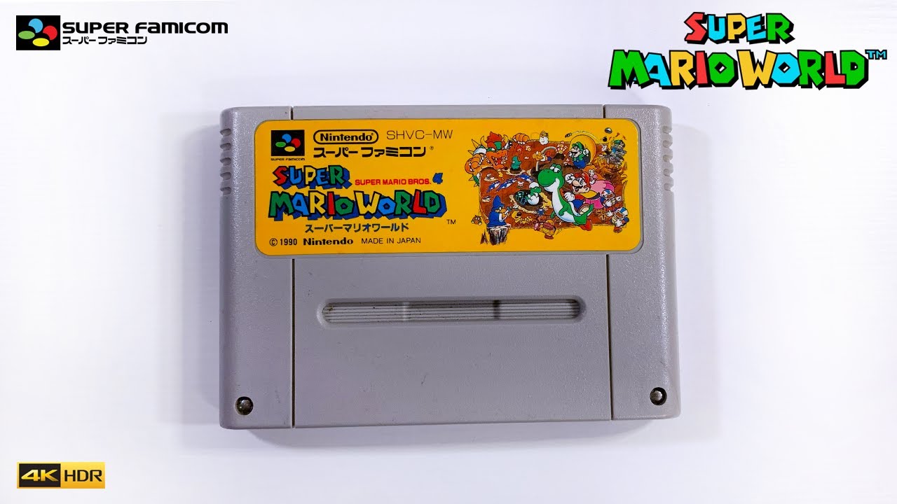 Playing Super Mario World on Japanese SNES (Nintendo Super Famicom