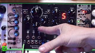 Erica Synths Black Stereo Delay— Clockface Modular