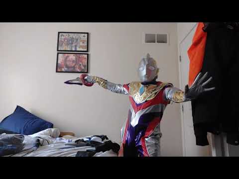 Ultraman Trigger Henshin with costume - YouTube