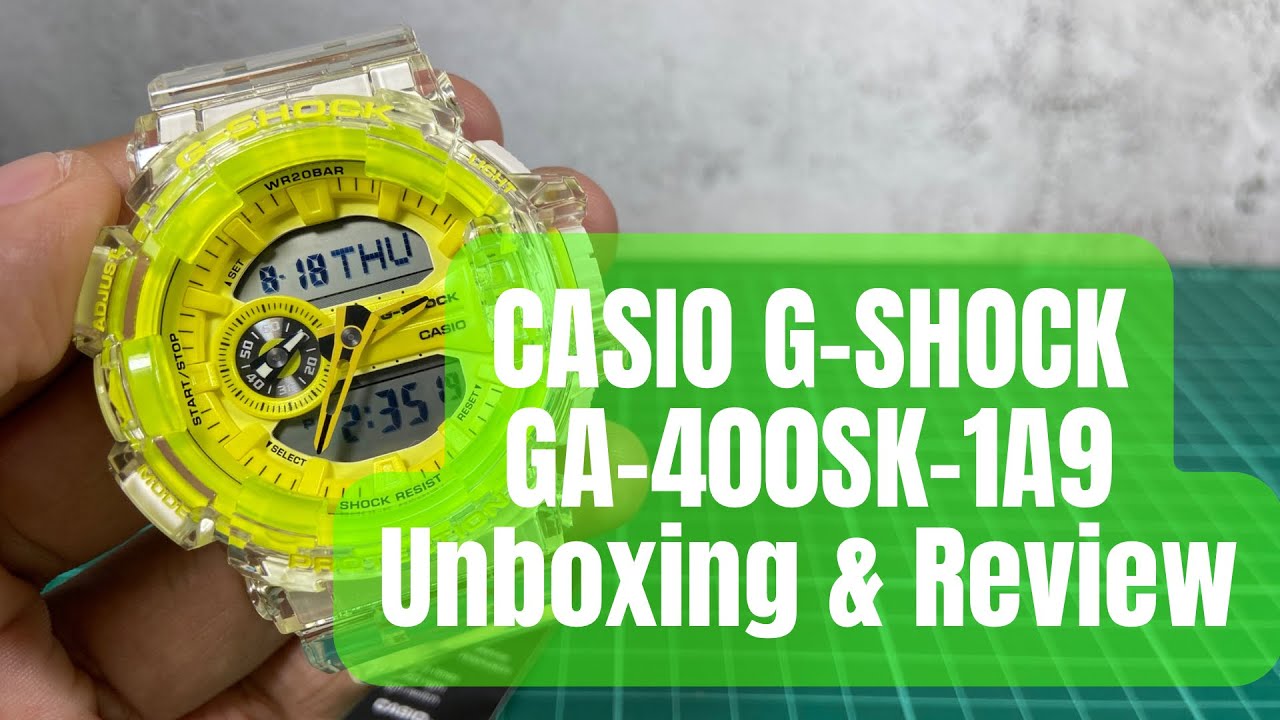 Casio G-Shock GA-400SK-1A9 Unboxing and Review #watch #casio - YouTube