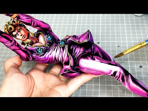ジョルノ・ジョバァーナのフィギュアを筆で塗ってみたら美しくなりすぎ