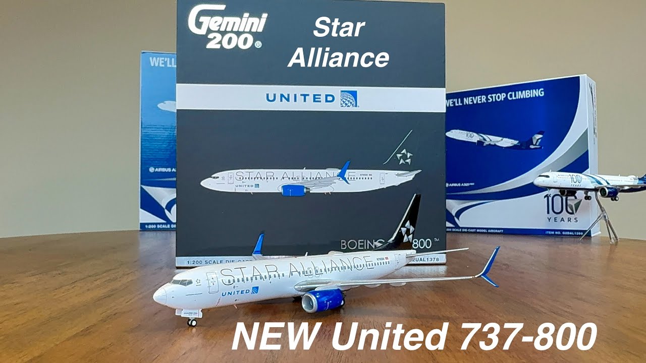 Gemini Jets 1/200 United Star Alliance 737-800 Unboxing (2025