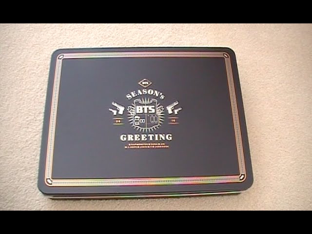 ♡Unboxing BTS 방탄소년단 2016 Season's Greeting 2016 시즌 그리팅