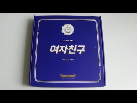 Unboxing GFRIEND 여자친구 2016 Season Greeting Girl Next Door