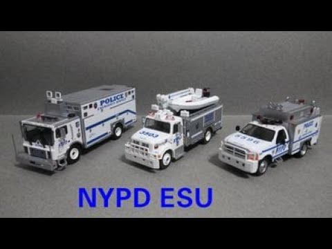 Code 3 NYPD ESU Vehicles 1/64 scale!! - YouTube