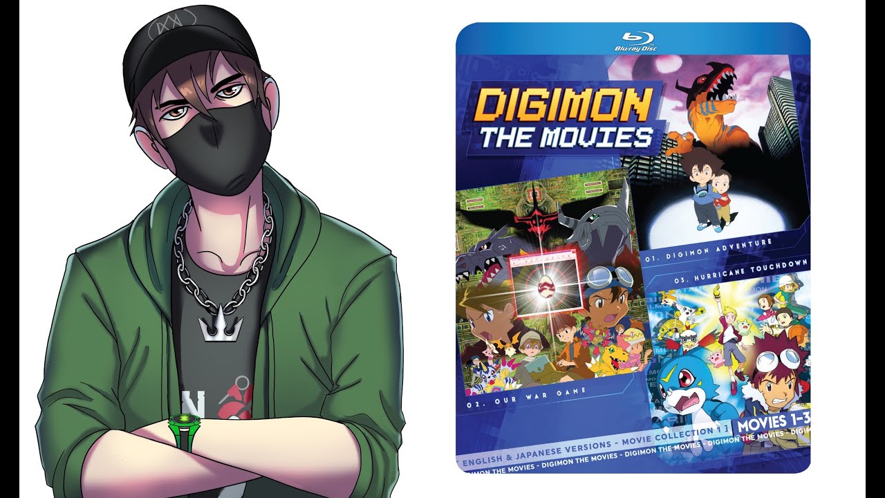 Digimon: The Movies Collection 1 Blu-Ray Unboxing - YouTube