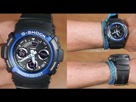 Casio G-shock AW-591-2A ANALOG DIGITAL - UNBOXING - YouTube