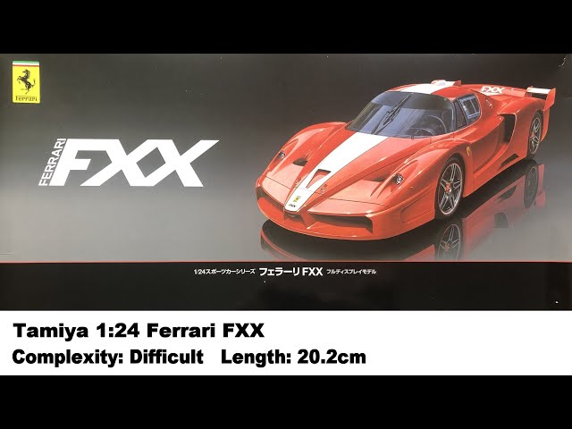 Tamiya 1:24 Ferrari FXX Kit Review - YouTube