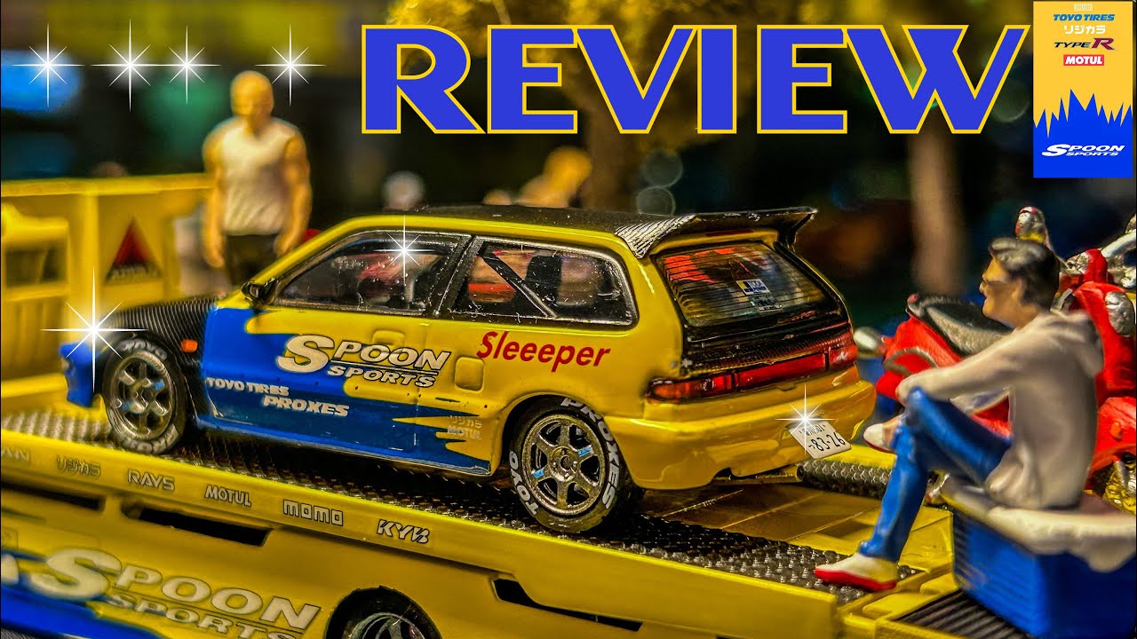1/64 SPOON CIVIC (ทบทวน)-TODA RACING JAPAN | Custom Honda racing