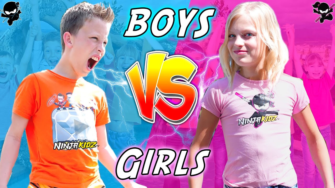 BOYS vs GIRLS! Twin Birthday Bash Challenge! - YouTube