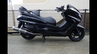 マジェスティ250(SG15J) グラマジェ エンジン始動 社外マフラー MAC