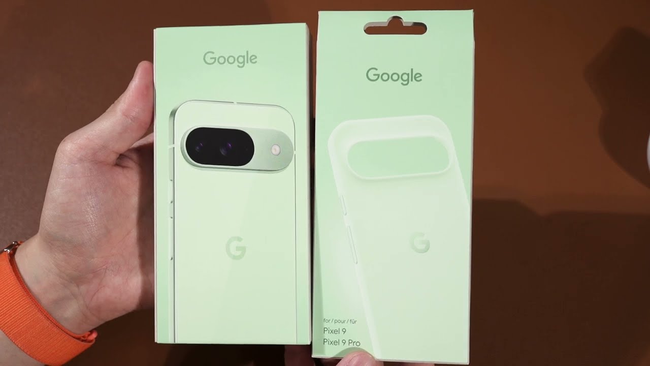 ASMR unboxing - Google Pixel 9 (Wintergreen) - YouTube