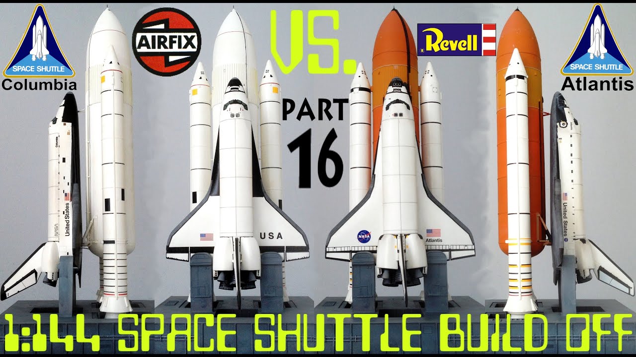 1/144 Space Shuttle build off pt.1. Which is best - Airfix or