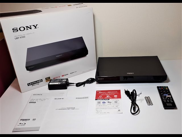 SONY：UBP-X700 「ソニー ブルーレイプレーヤー/DVDプレーヤー UBP
